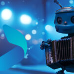 Bing Robot Playing Accordion
