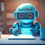 Bing Robot Taking Notes