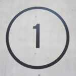 Number one symbolizing the main objective of content marketing