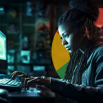Woman Coding Google Logo