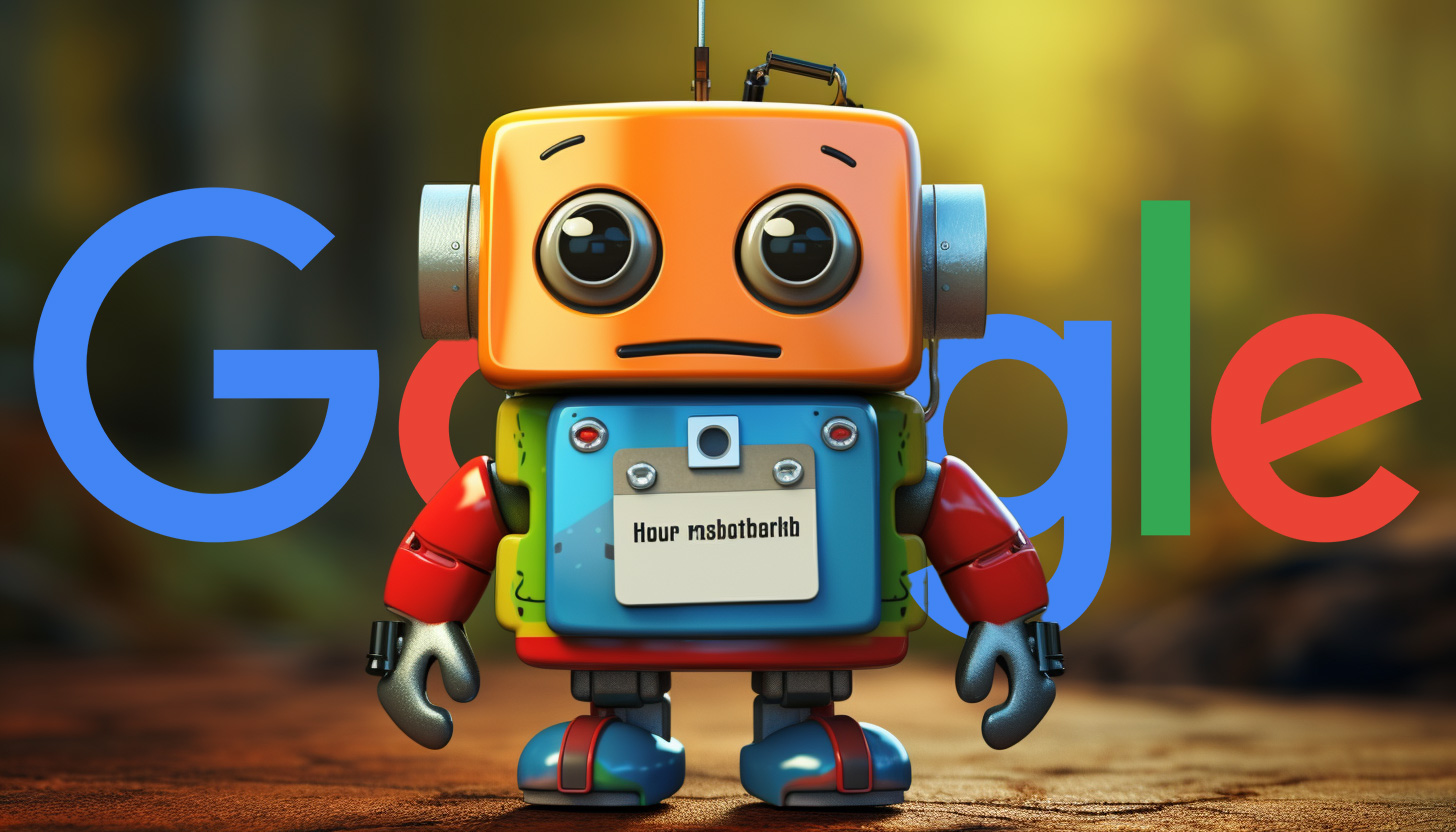 Google Robot Name Badge