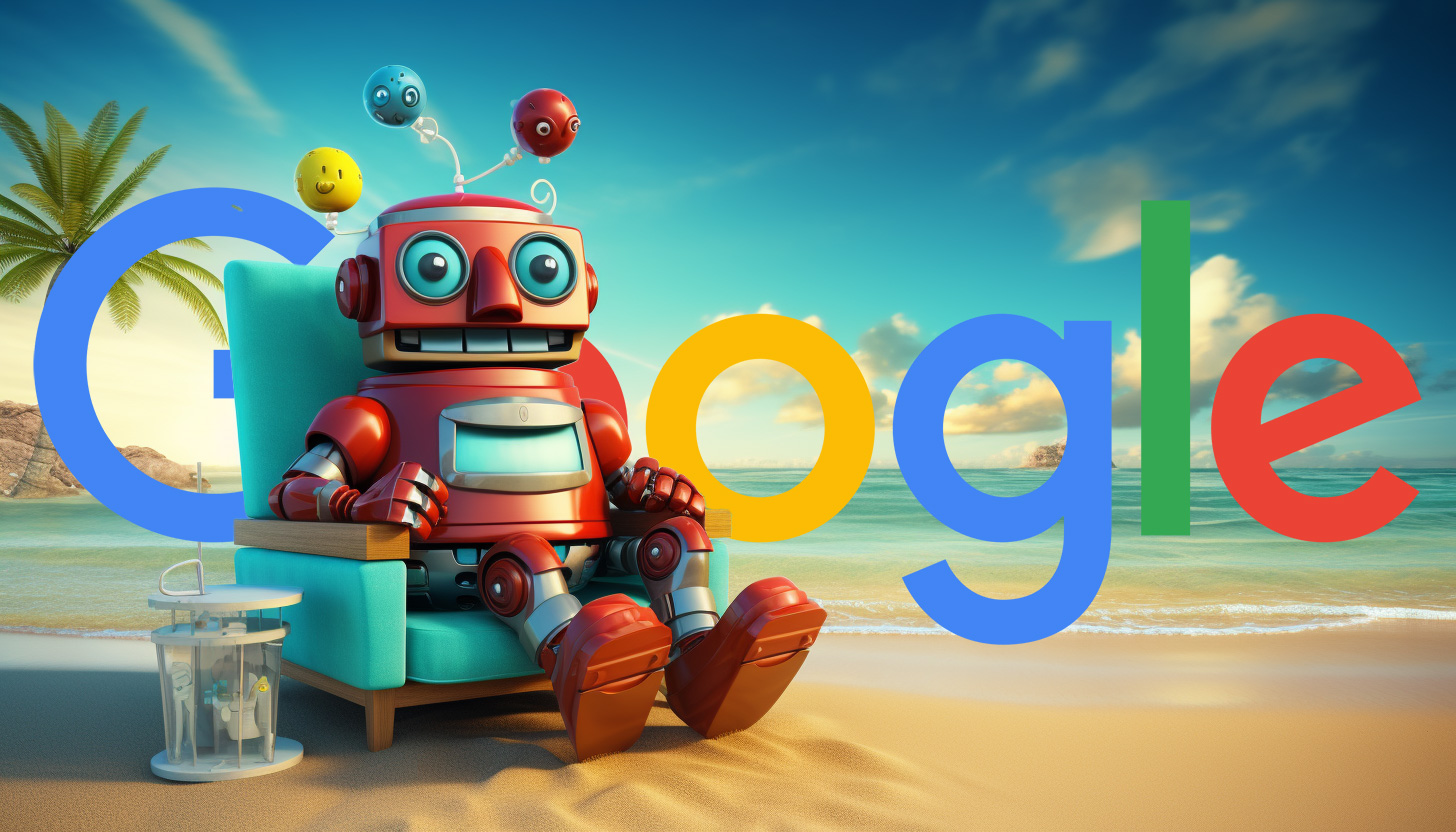 Google Robot Relax Beach