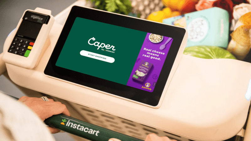 Instacart starts serving ads on Good Food Holdings shopping carts
