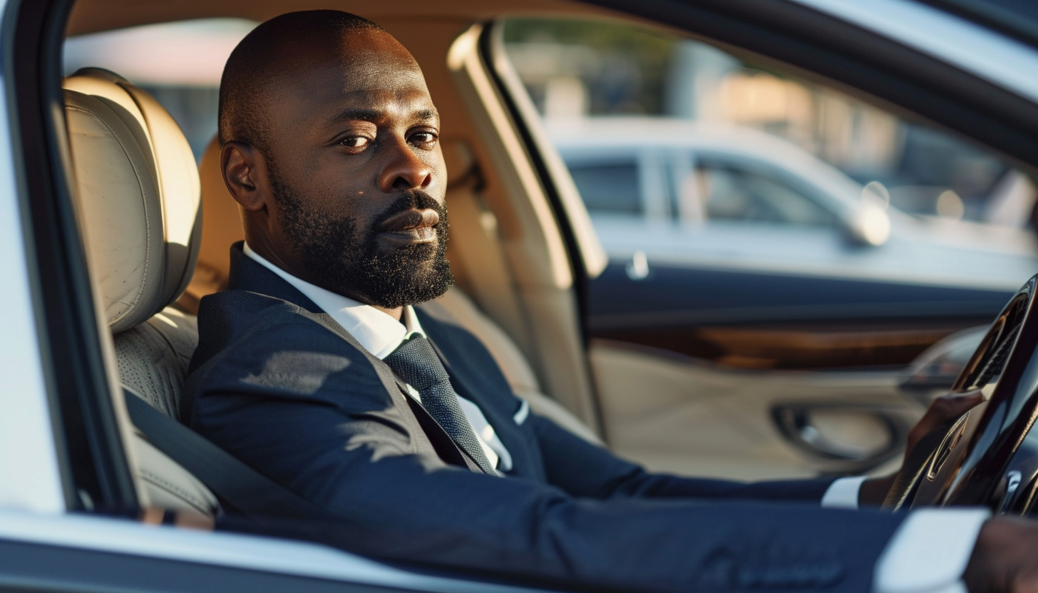 Man Driving Car