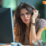 Woman Frustrated Google Ads