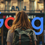 Woman Hotel Street Google Logo