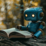 Bing Robot Reading Book
