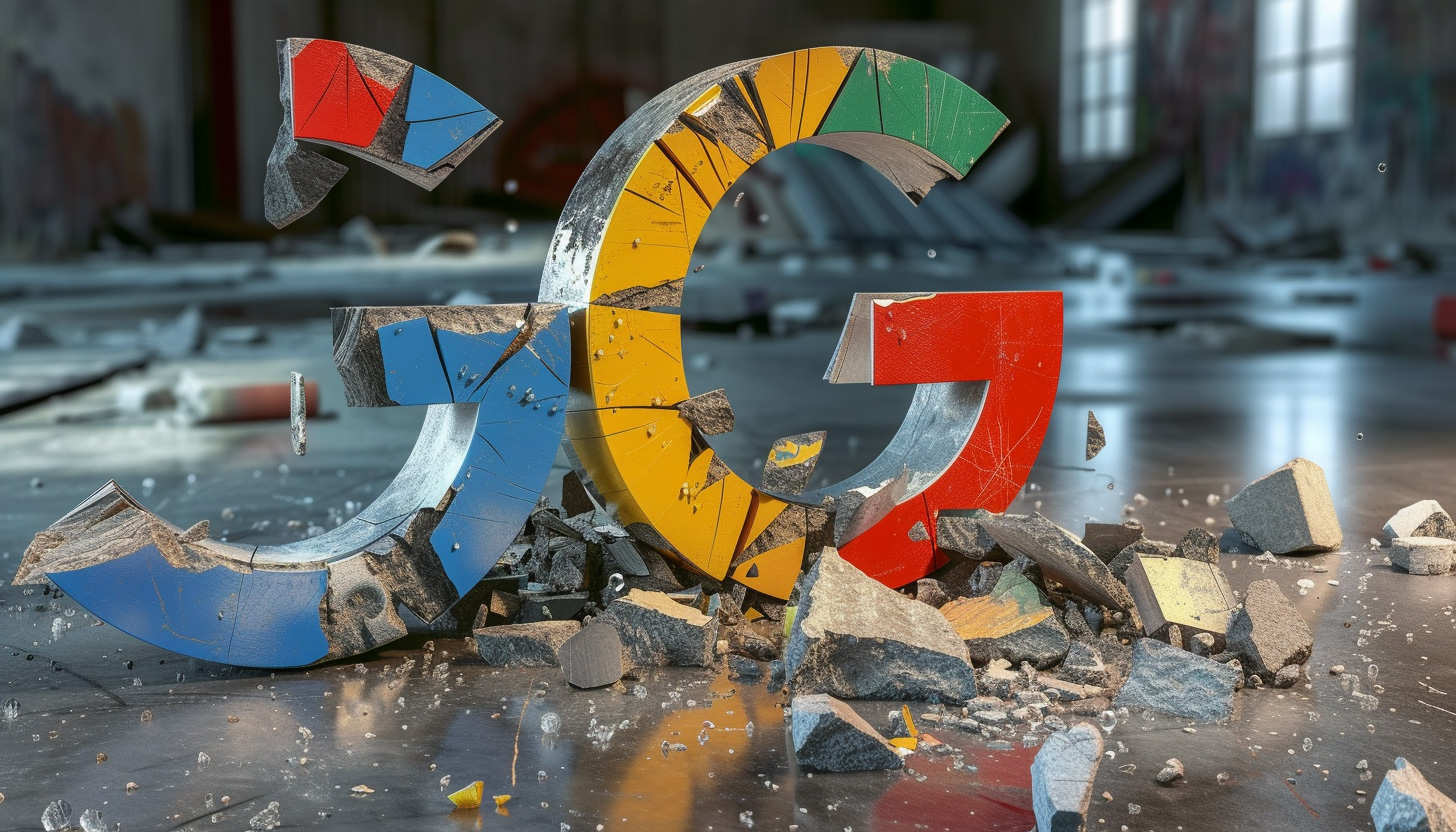 Broken Google Logo