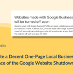 Create a Decent One-Page Local Business Site