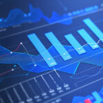 Blue Analytics Chart