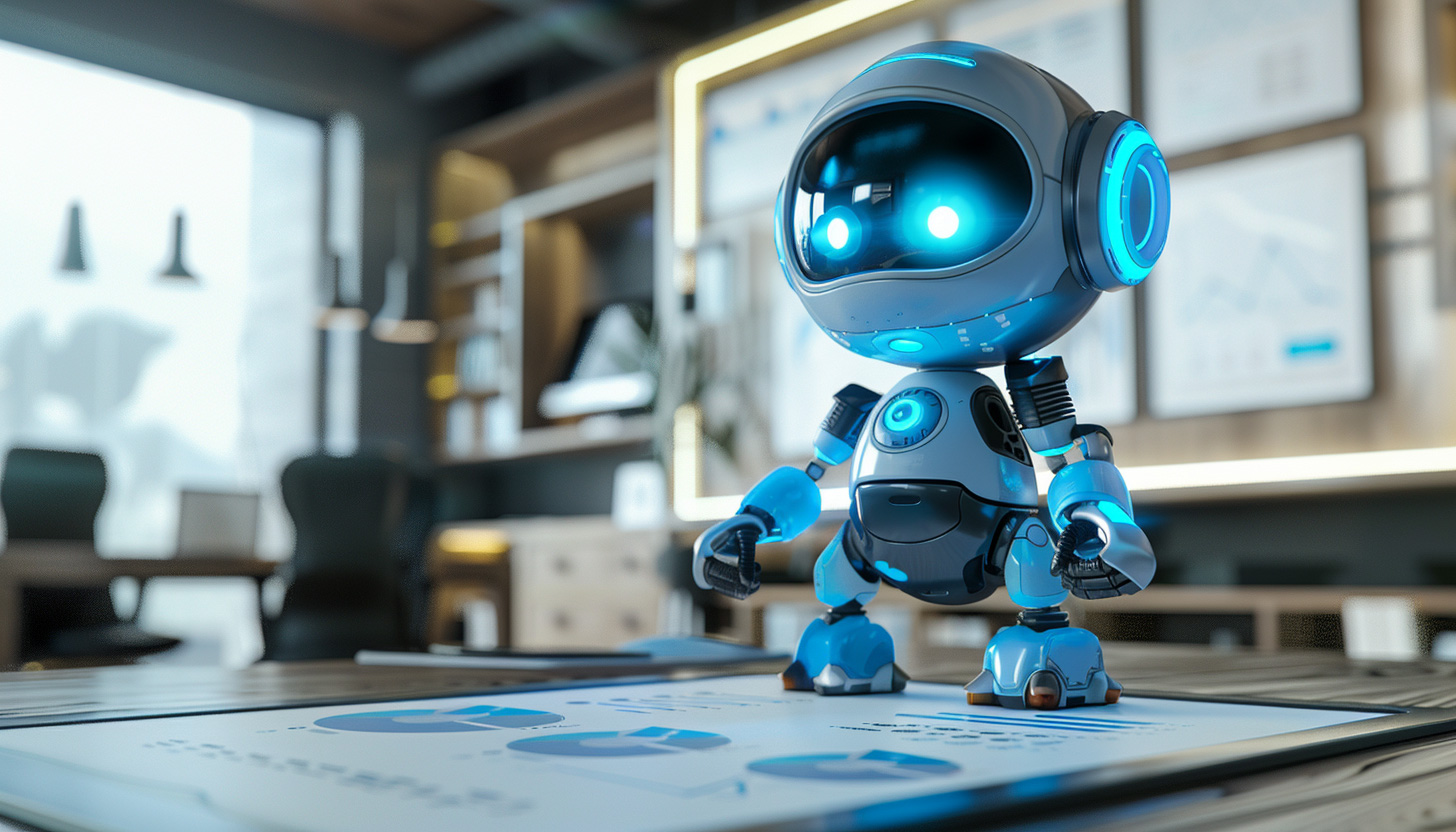 Microsoft Robot In Conference Room