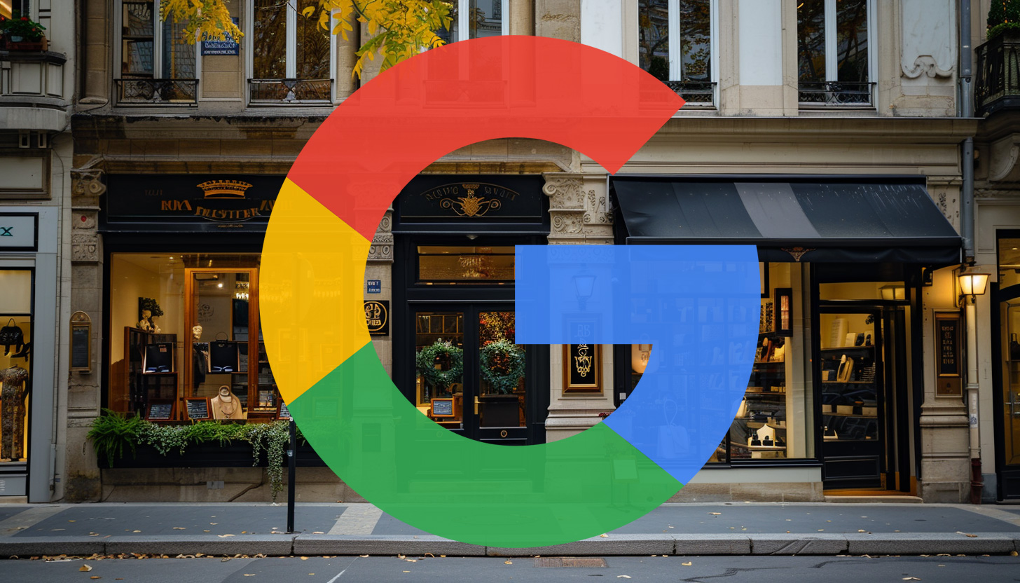 Retail Store Fronts Google Logo