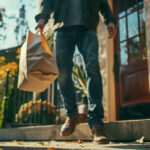 Food Delivery Man Door