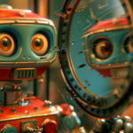 Robot In Mirror