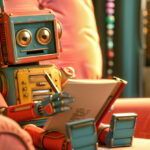 Robot Note Taking Sofa Seat