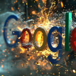 Google Logo Bursting