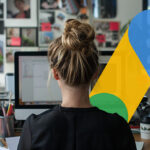 Woman Computer Google Ads