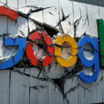 Broken Up Google Logo