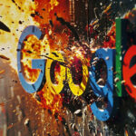 Google Logo Bursting