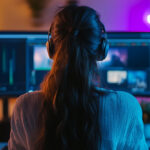 Video Editor At Desk