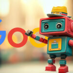 Robot Hitchhiker Google Logo